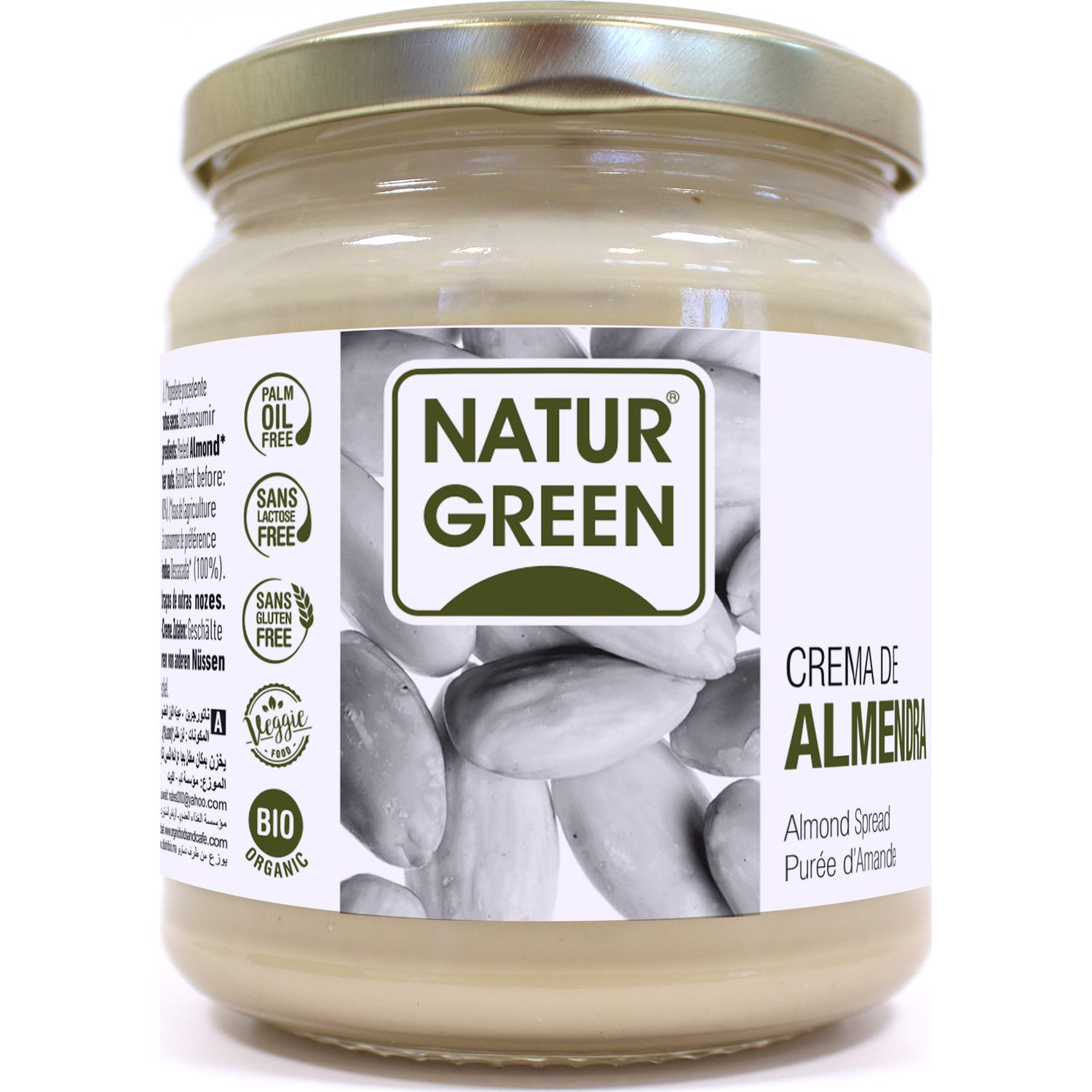 NaturGreen Crema De Almendra Bio 250g