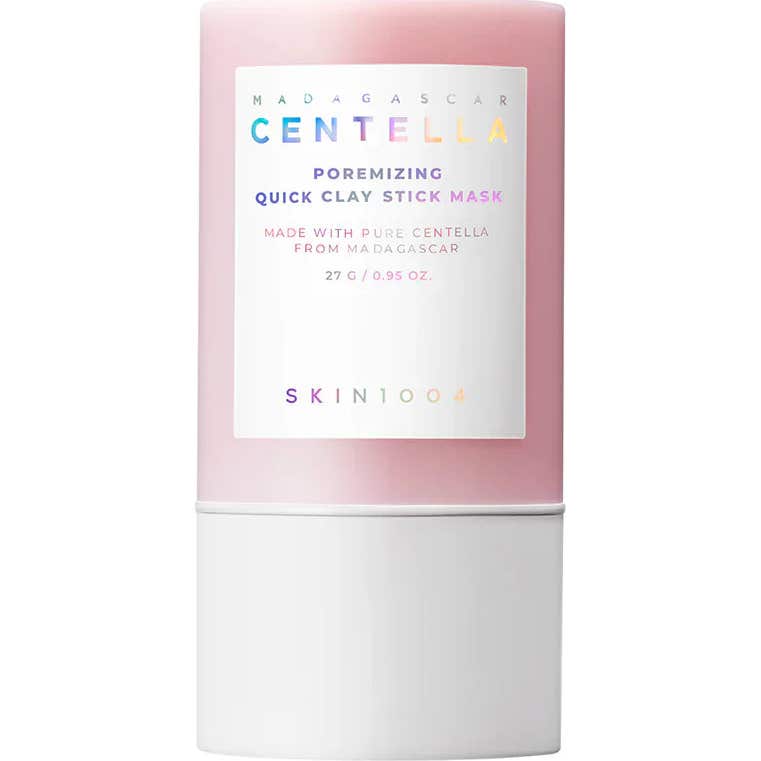 Skin1004 Rosa/Roja Madagascar Centella Poremizing Quick Clay Stick Mask 27 Gr - Imagen 2