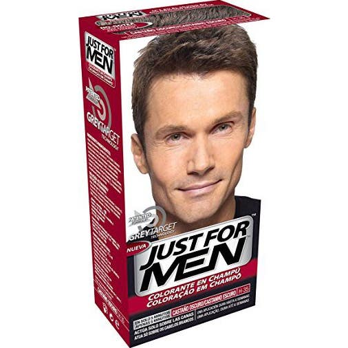 Just For Men Champú Colorante Castaño Oscuro 30ml