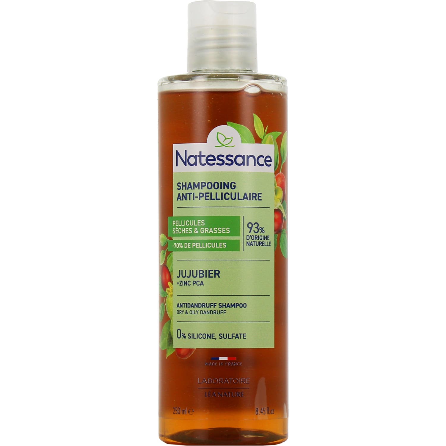 Natessance Champú Anticaspa Jujuba 250 ml