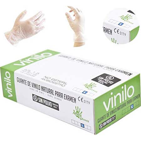 Tessiline Guantes de Vinilo Talla L 100 uds