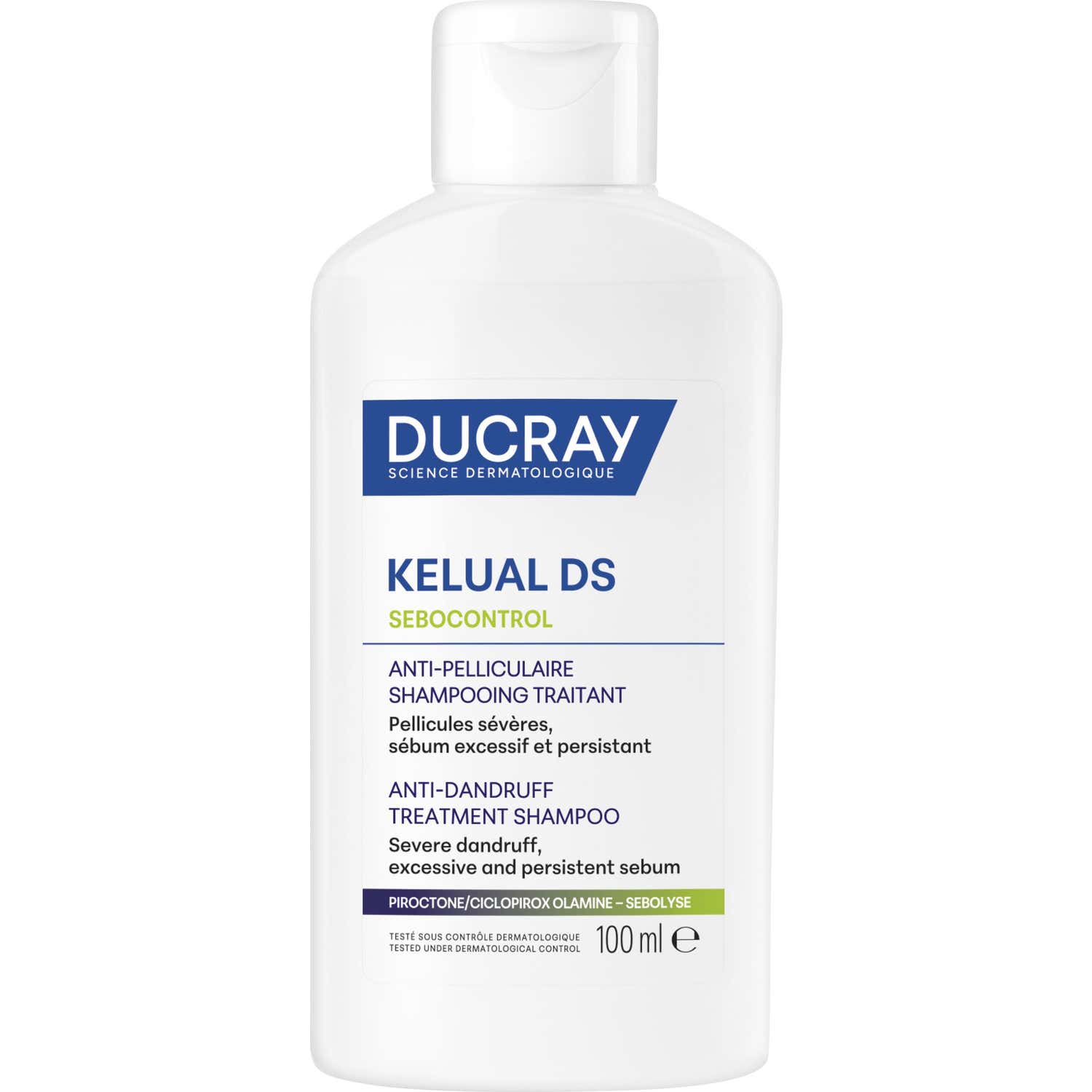 Ducray Kelual DS Sebocontrol Champú de Tratamiento Anticaspa 100 ml