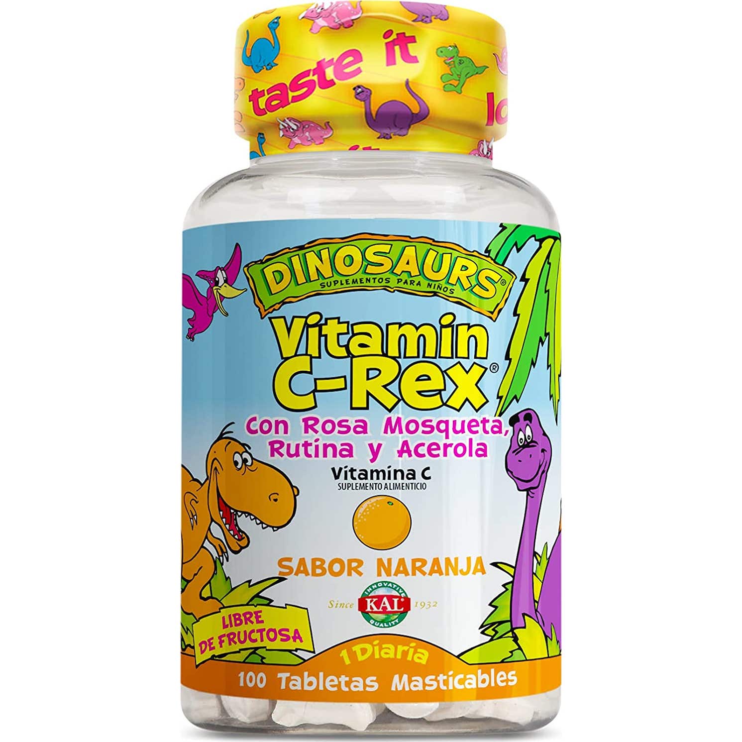 Kal Dinosaurs Vitamina C Rex 100 caps