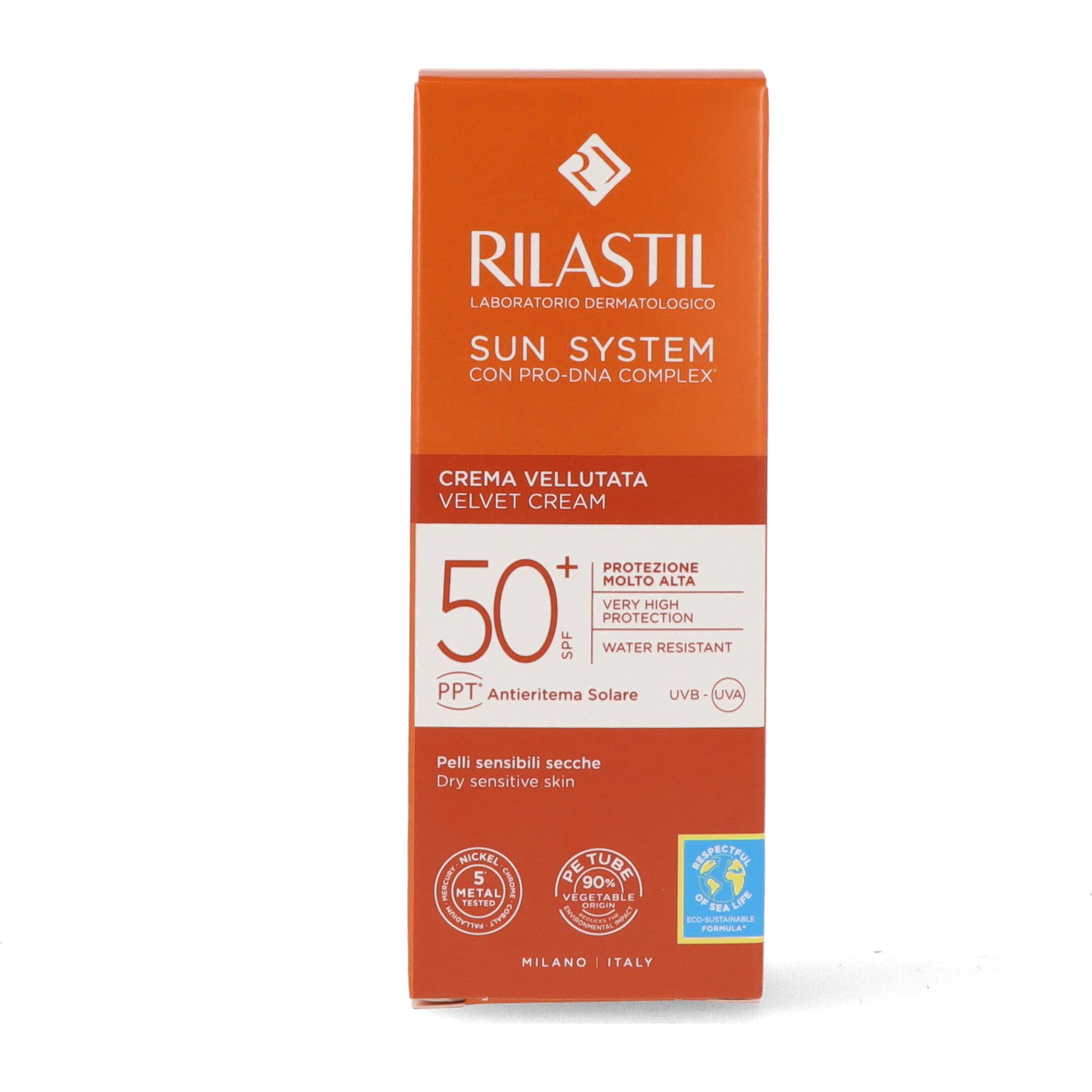 Rilastil Sun System Crema Solar Facial Velluto SPF50+ 50ml