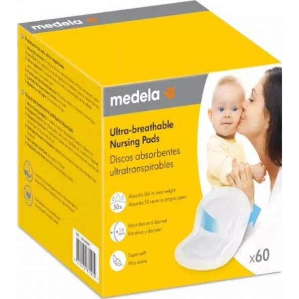 Medela Discos Absorventes Ultra-Transpirables 60uds