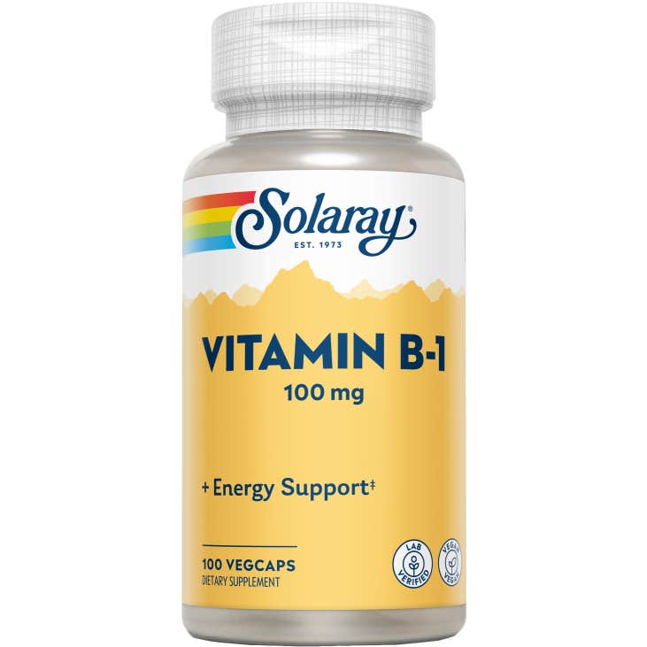 Solaray Vitamina B1 100 Mg 100 Caps