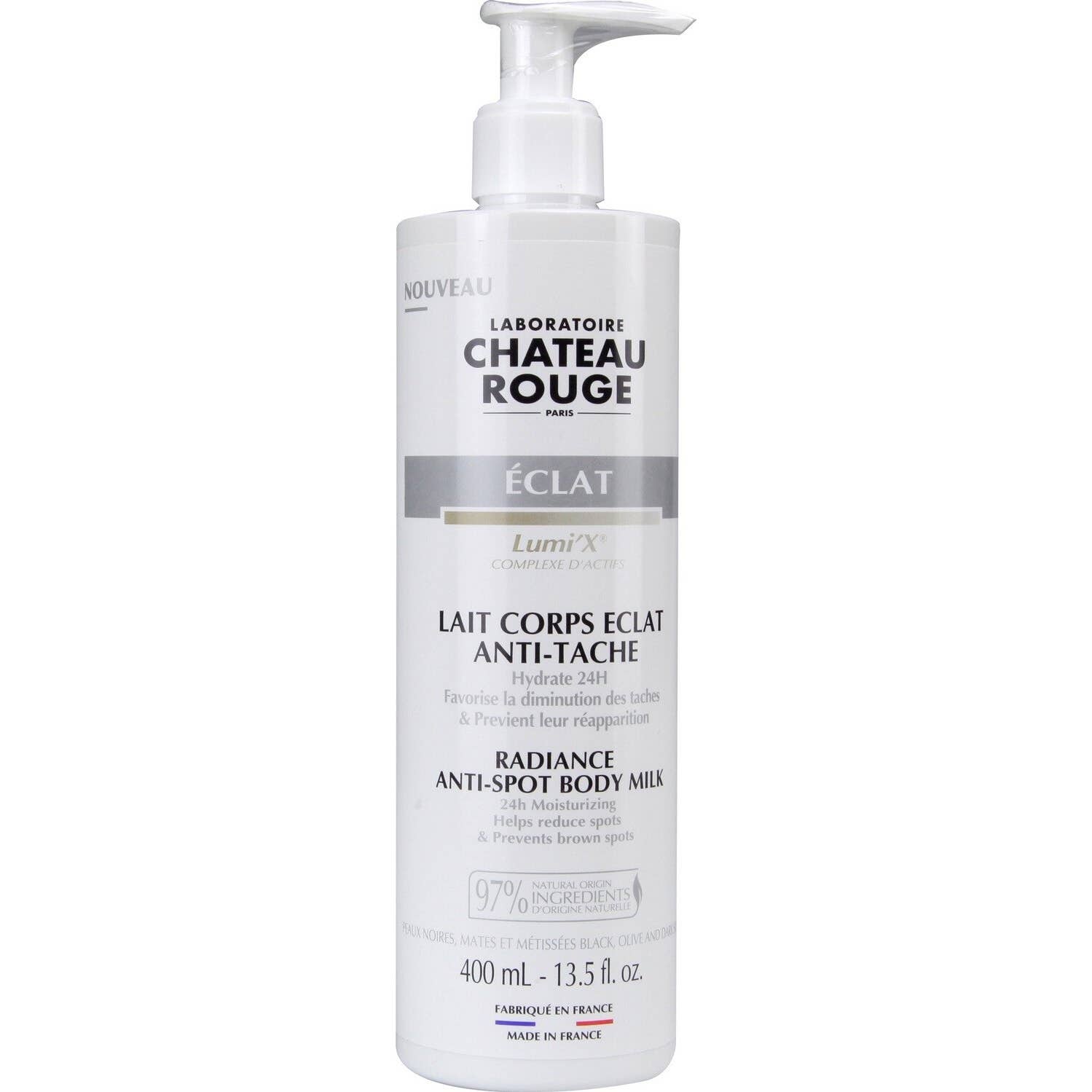Chateau Rouge Éclat Loción Corporal Antimanchas Luminosa 400ml