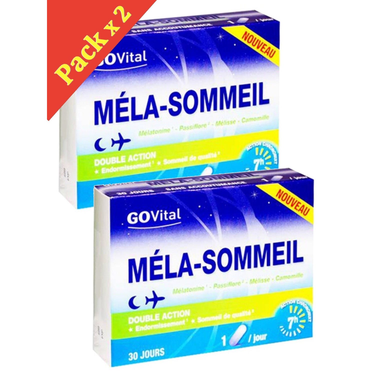 Urgo GoVital Melasommeil 2x30comps | Natural Doctor