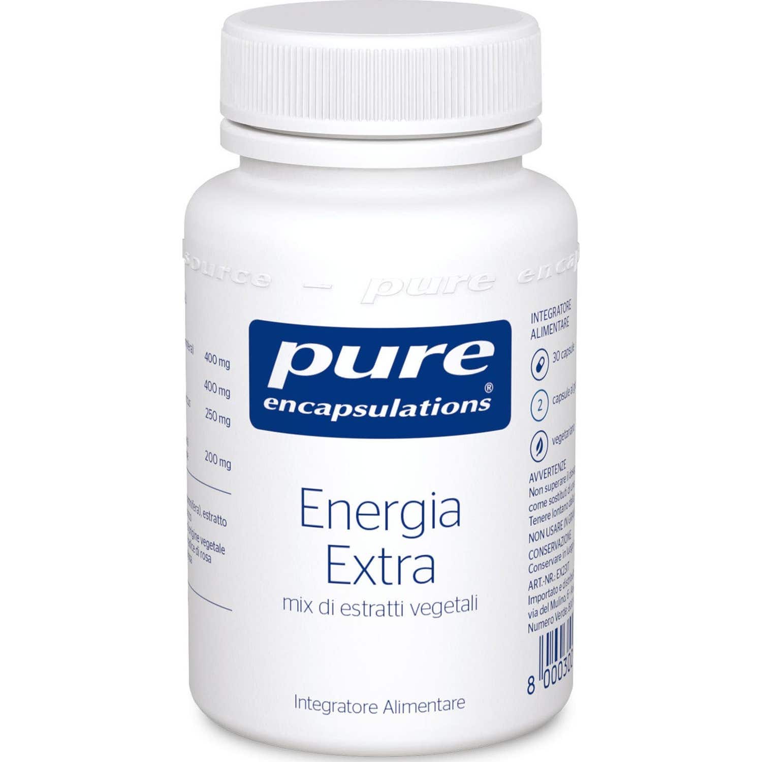 Pure Encapsulations Energy Extra 30caps