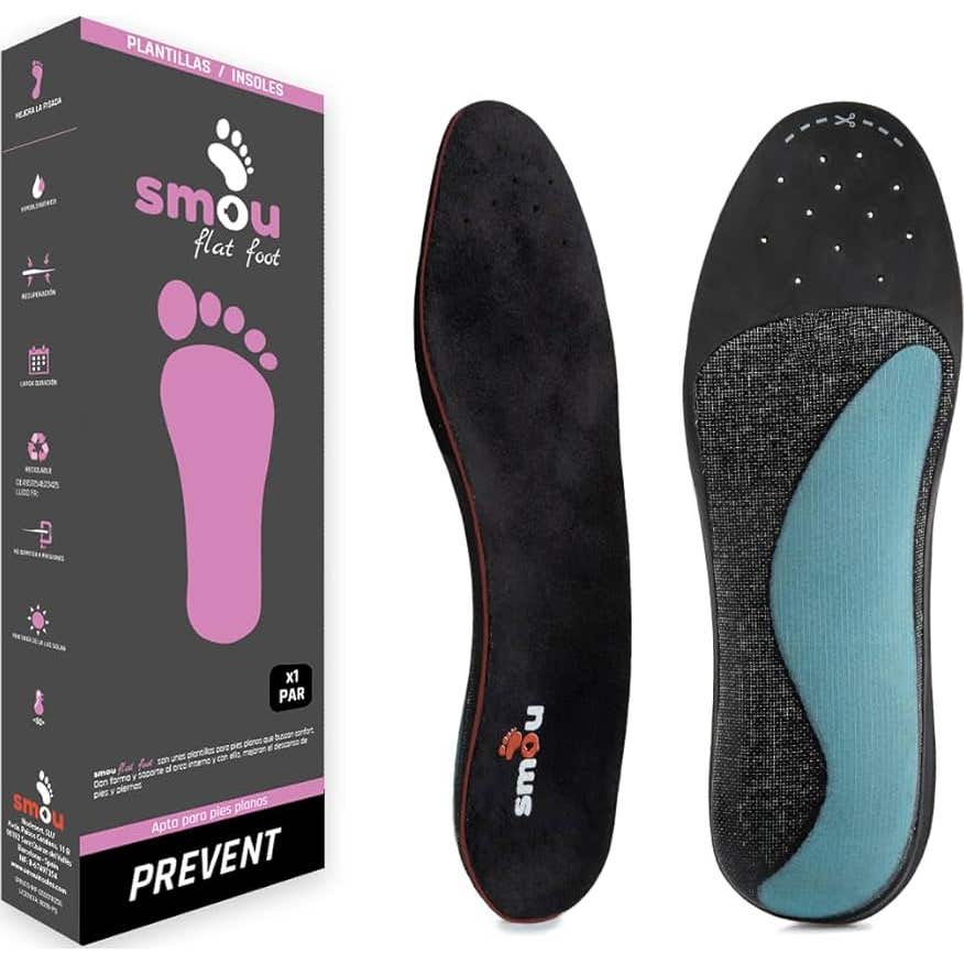 Smou Flat Foot Plantilla Pie Plano Talla 39/40 1 Par