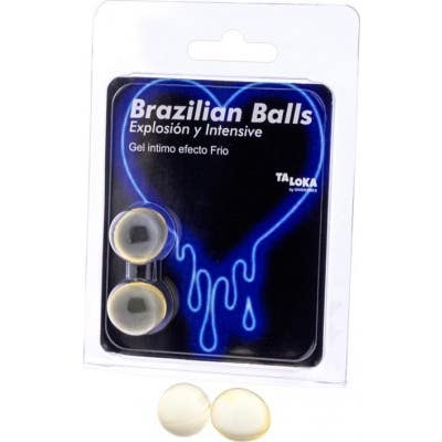 Diverty Sex Taloka Brazilian Balls Exciting gel Efecto Frío y Vibración 2 uds