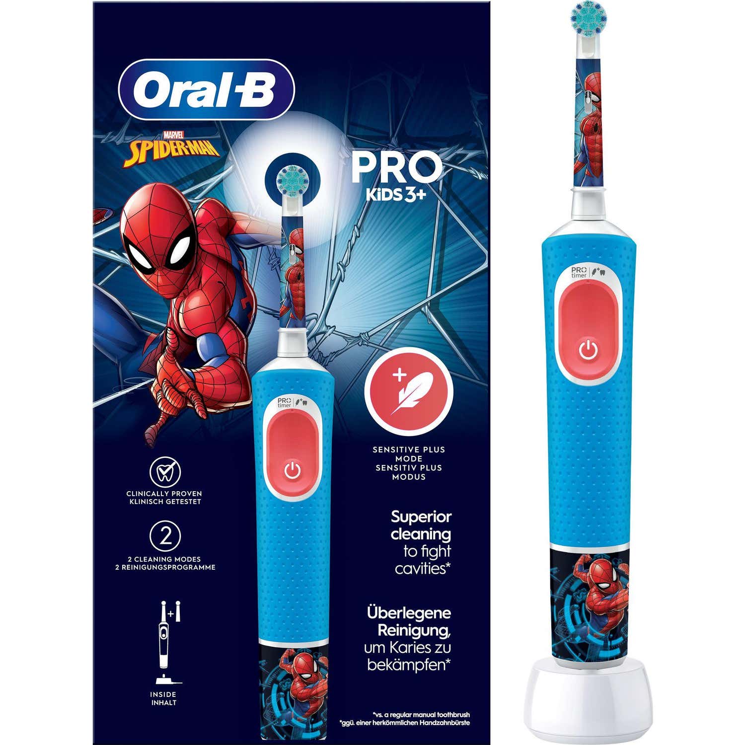 Oral-B Vitality Cepillo Eléctrico Pro Kids Spiderman 1ud