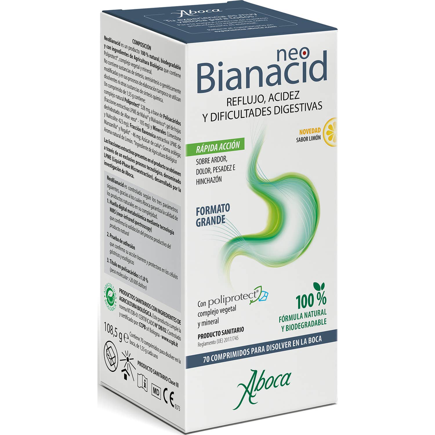 Aboca NeoBianacid Limón 70 Comp