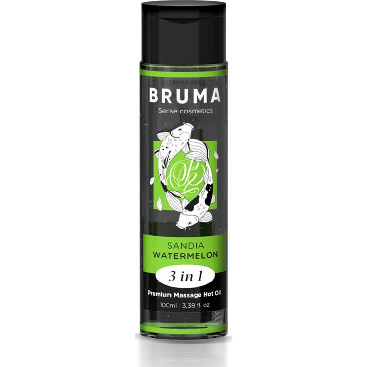Bruma Aceite Masaje Premium Efecto Calor Sandía 3 en 1 100 ml