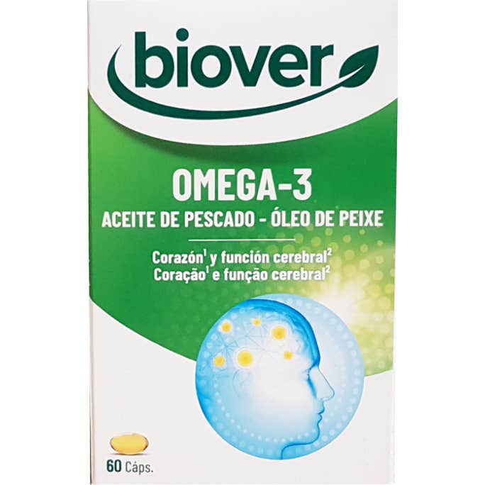 Biover Omega 3 Aceite de Pescado 60 caps