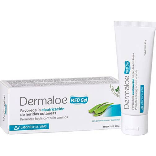 Dermaloe Crema Med Gel Cicatrizante 40Gr - Imagen 3