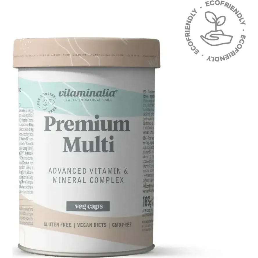Vitaminalia Multivitamínico Premium Sin Hierro Ni Yodo 180vcaps