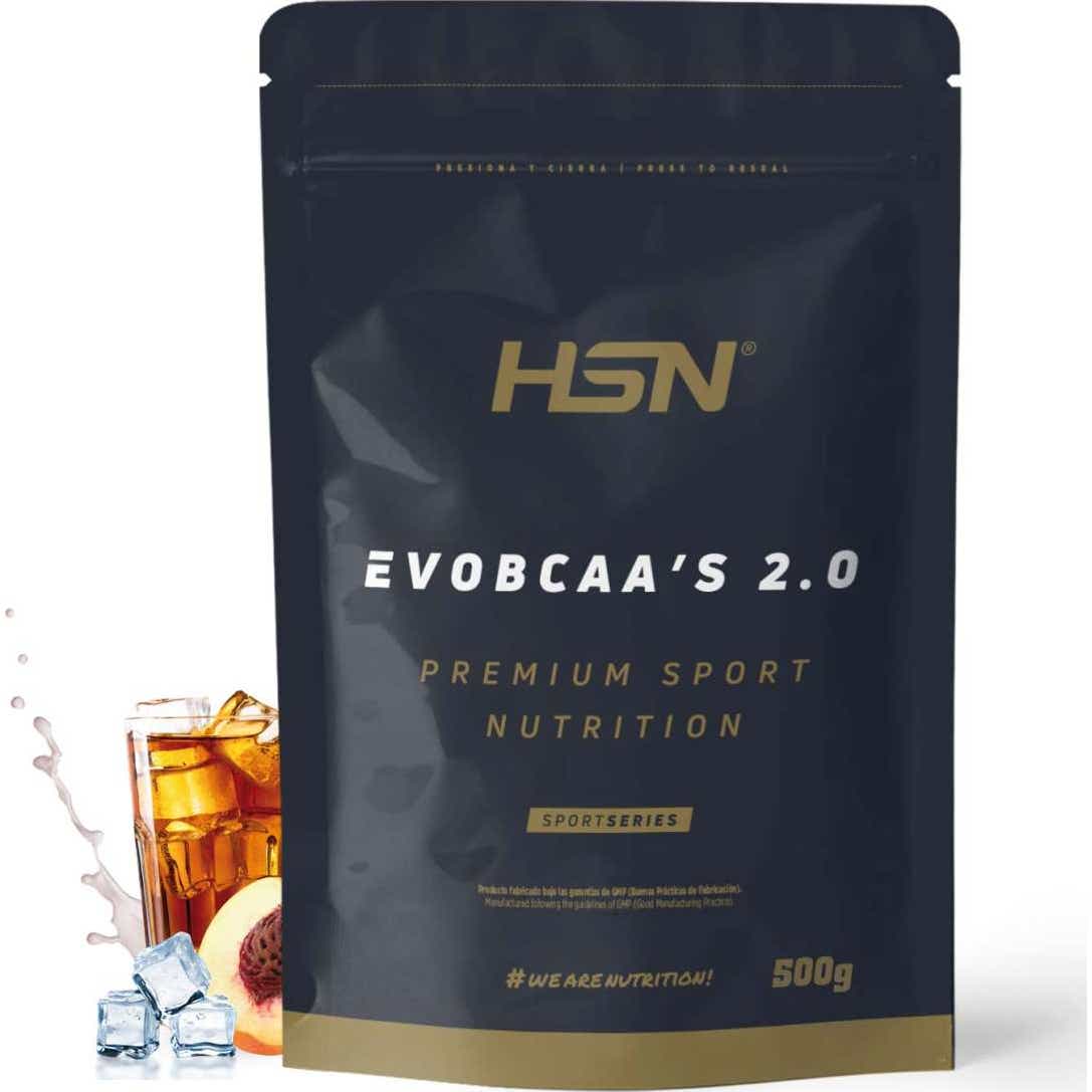 HSN EvoBCAA's 2.0 BCAA's 12:1:1 + Glutamina Té Helado de Melocotón 500g