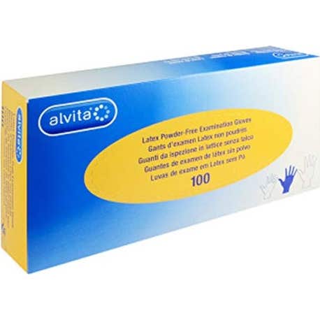 Alvita guantes Nitrilo Sin Polvo Talla S 100 uds