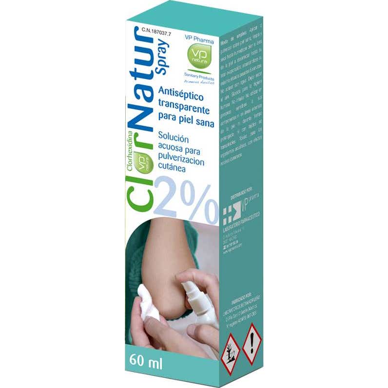 Clornatur Clorhexidina 2% Solución Acuosa Spray 60ml