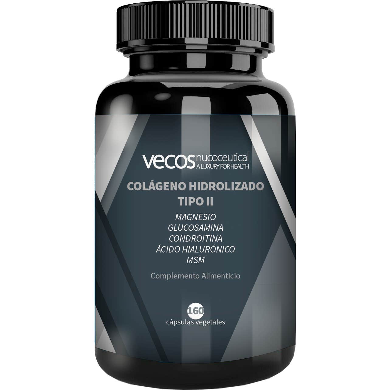 Vecos Nucoceuticals Colágeno Hidrolizado Tipo II 160caps