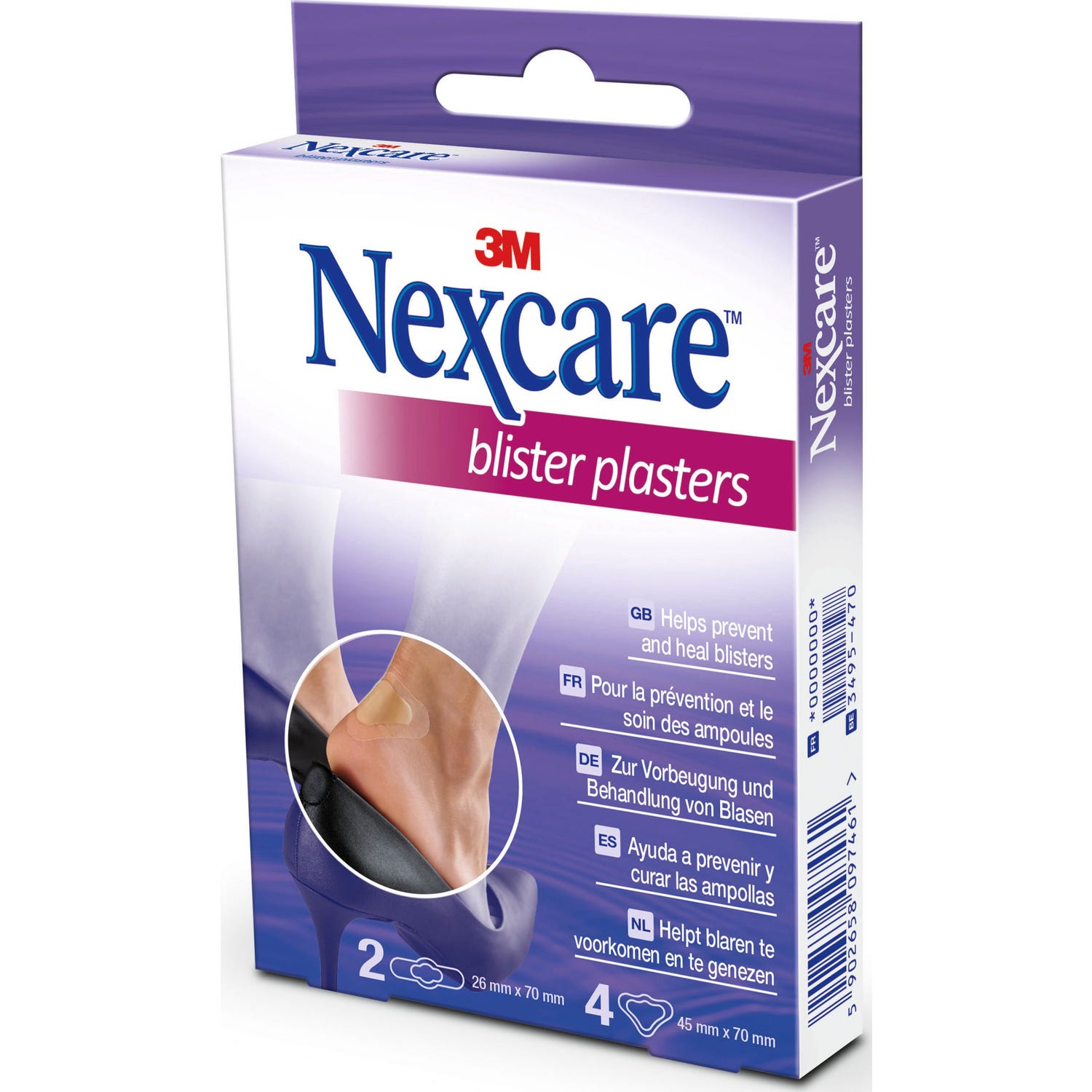 Nexcare® Gel Hidrocoloide tiras adhesivas 6uds