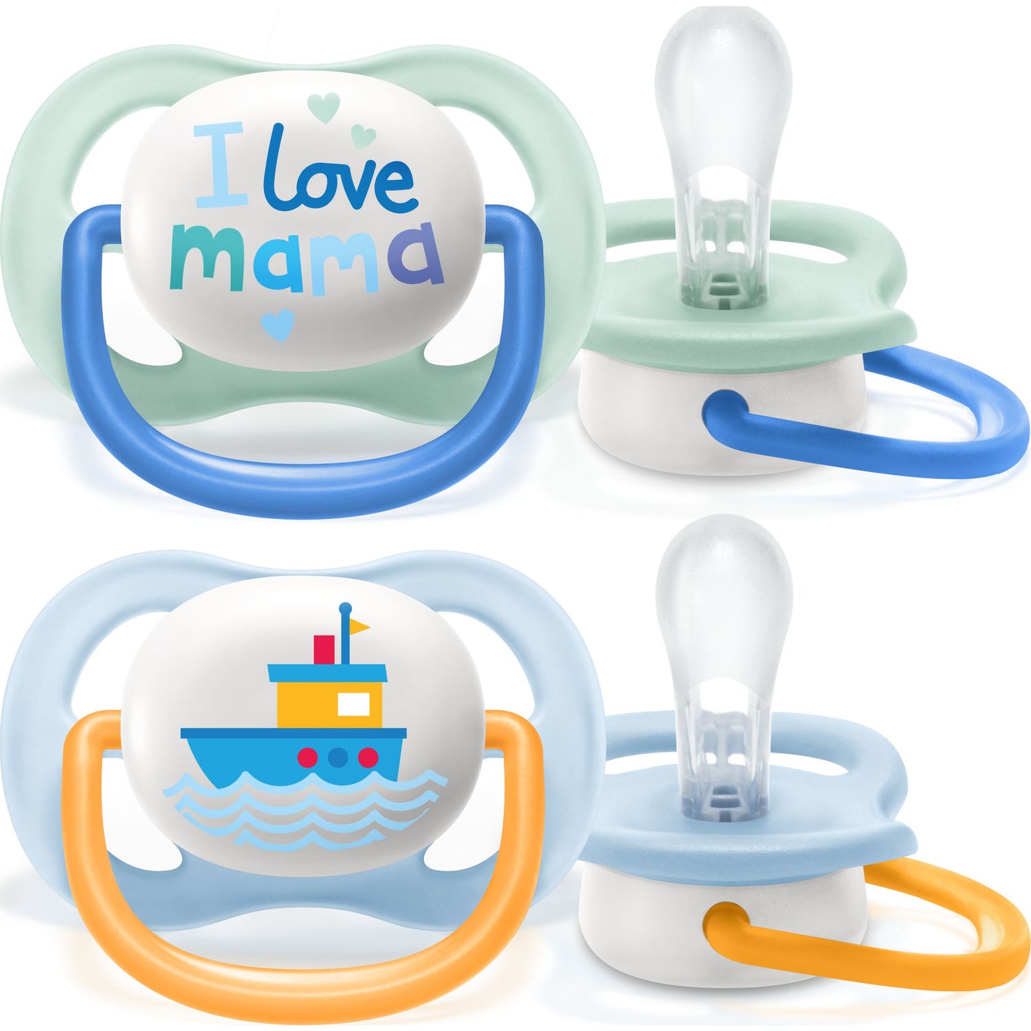 Avent Pack Chupetes Ultra Air Happy 0-6m 2uds