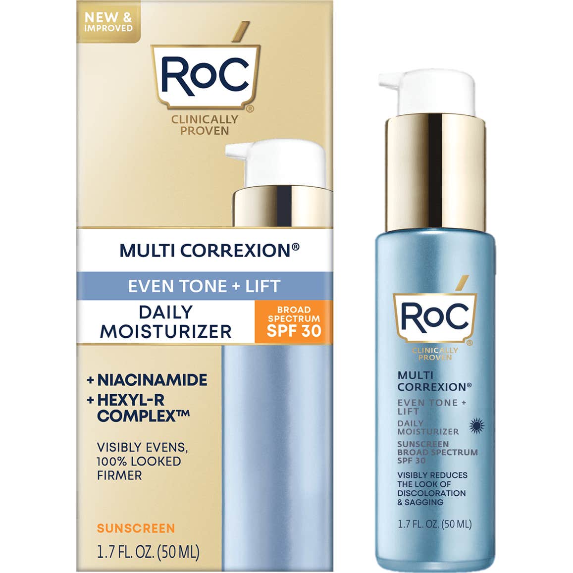 RoC Multi Correxion Even Tone + Lift Moisturiser SPF30 50ml