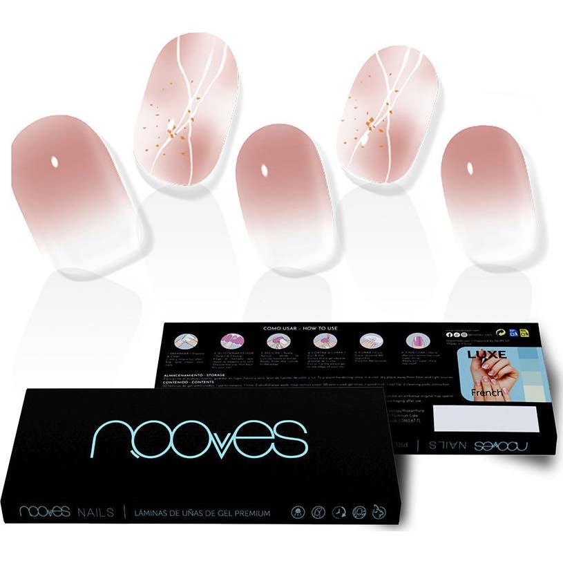 Nooves Michelle Premium Glam Lámina Uñas Art Design 20uds