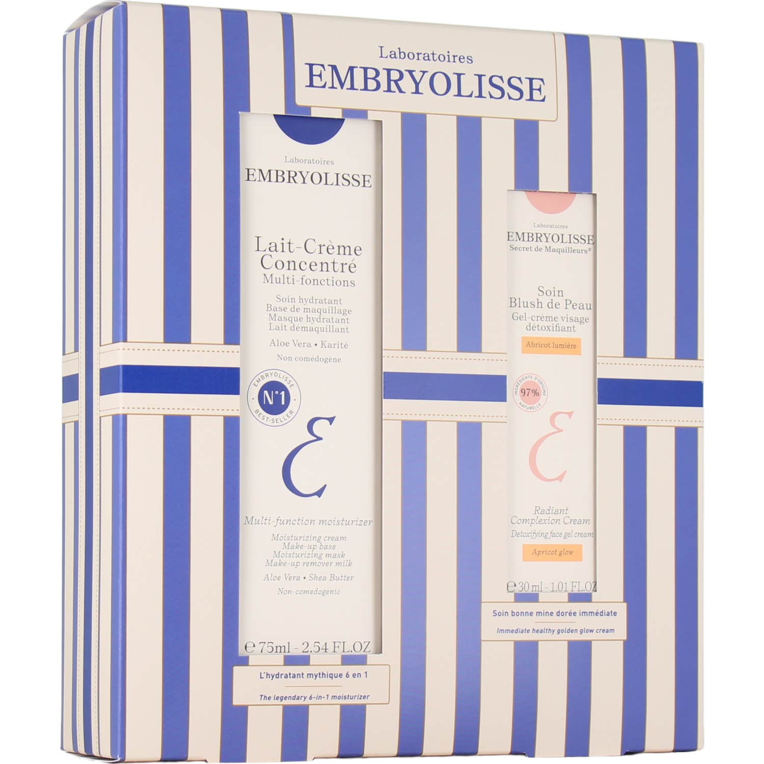 Embryolisse Cofre 2025 Loción Crema + Cuidado Blush Piel Albaricoque