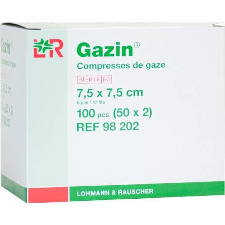 Lohmann & Rauscher Compresa Gasa Estéril 7,5x7,5 cm 2x50 Sobres