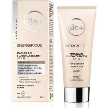 Be+ Energifique Maquillaje Fluido Corrector Spf15 Oscuro 40 ml