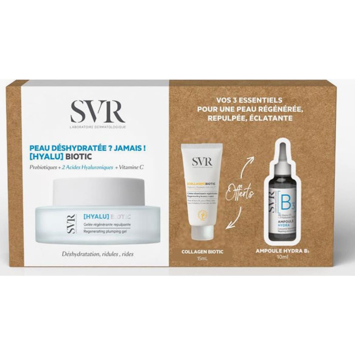 Svr Pack Hyalu Biotic + Collagen Biotic + Ampolla Hydra B3