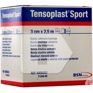 Tensoplast sport Venda Elástica Adhesiva 3 cmx2,5M 1 ud