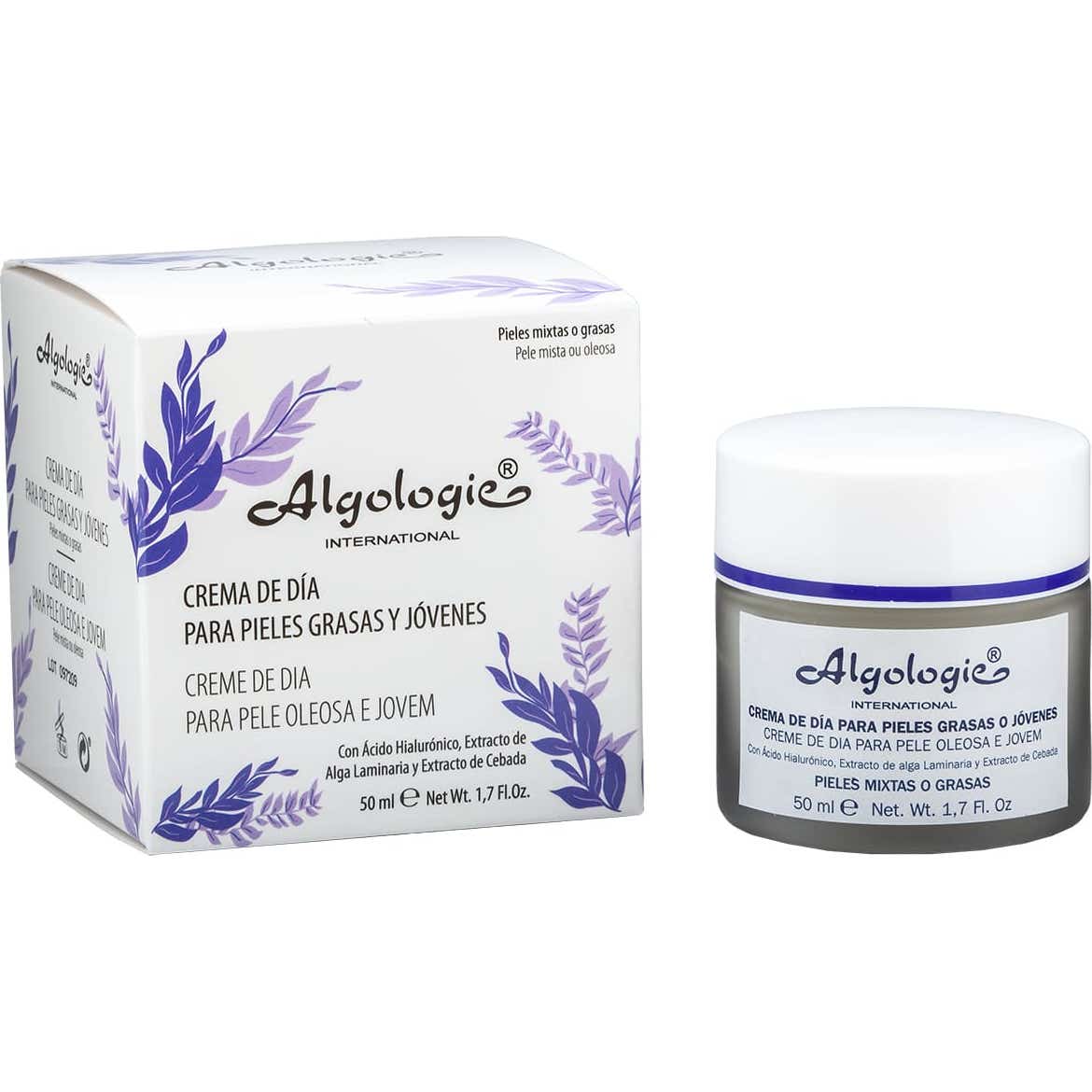 Algologie Crema de Día para Pieles grasas y Jóvenes 50 ml