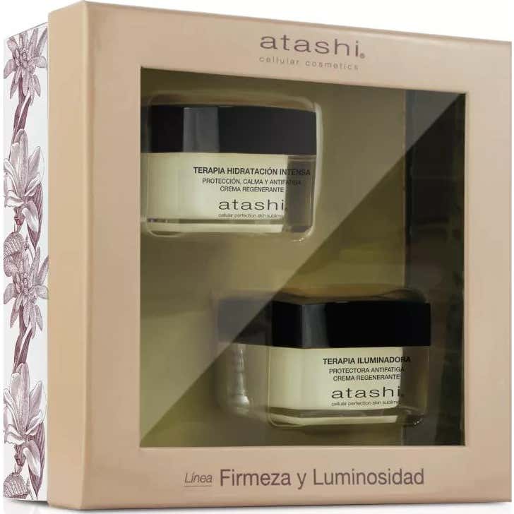 Atashi Cofre Terapia Iluminadora 50 ml + Hidratación Intensa 50 ml