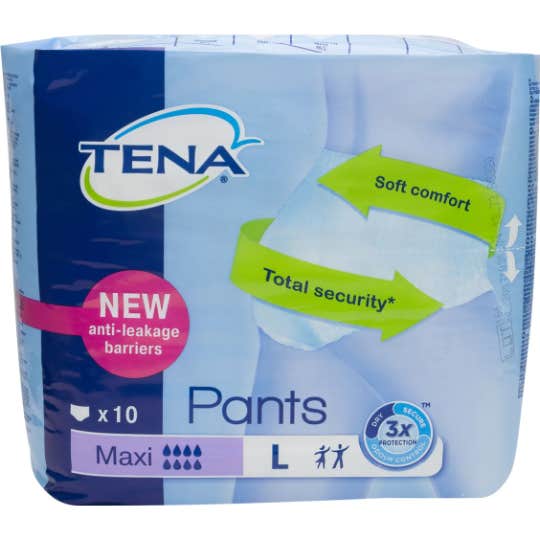 Tena Pants Maxi T-L 10 uds