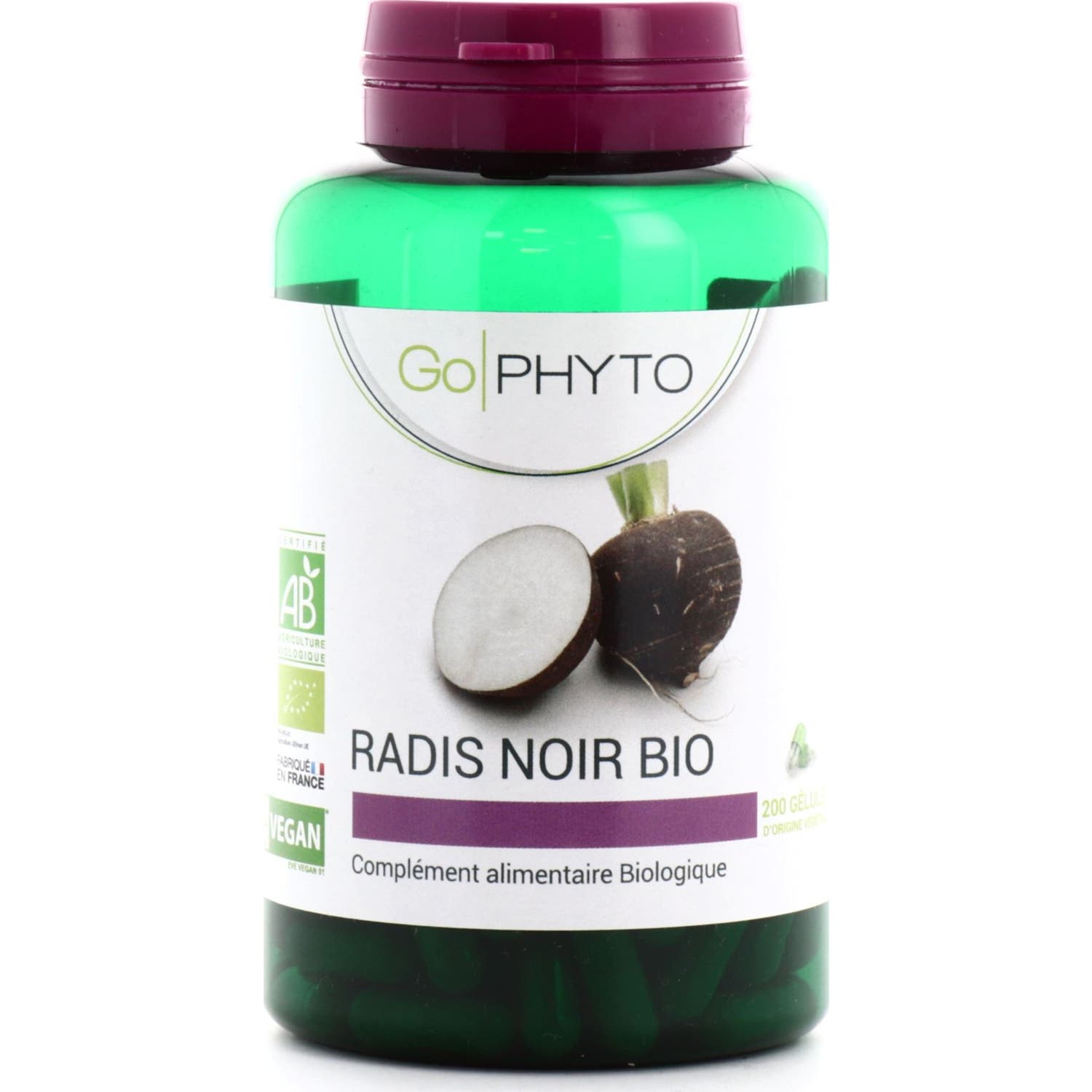 Go Phyto Radis Noir Bio 200caps