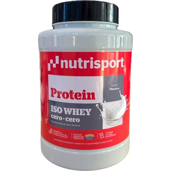 Nutrisport Premium Iso Whey Cero Cero Sabor Neutro 900g