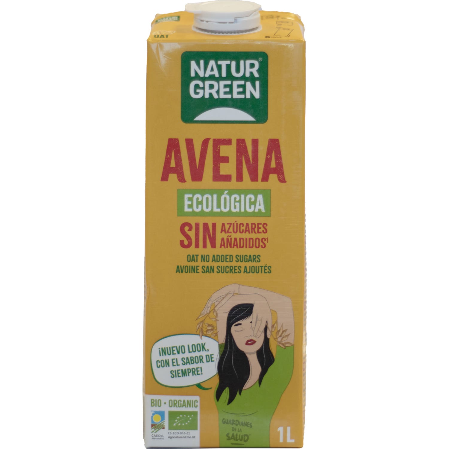 NaturGreen Bebida Ecológica De Avena 1l