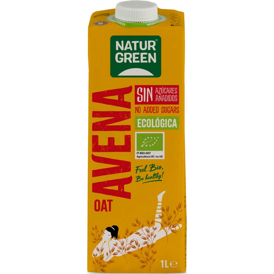 NaturGreen Bebida Ecológica De Avena 1l