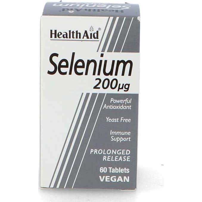 Healthaid Selenio 200 Gr 60 Comprimidos