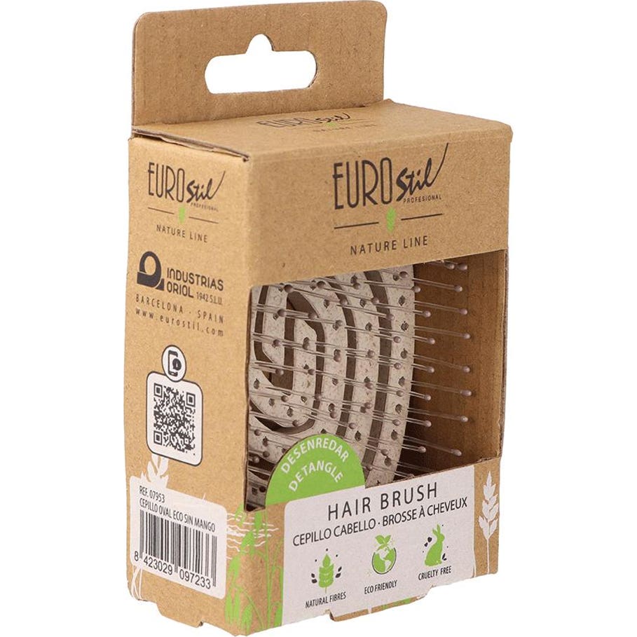 Eurostil Nature Line Eco Cepillo Ovalado Sin Mango 1 ud