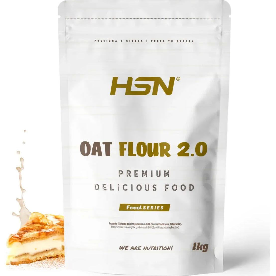 HSN Harina de Avena Instantánea 2.0 Pastel de Manzana 1000 g | Natural Doctor