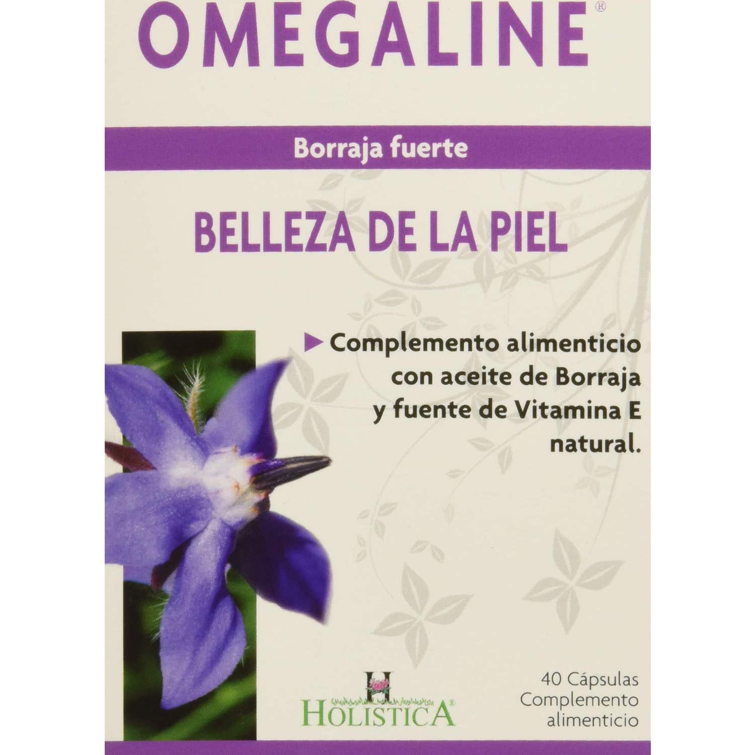 Holistica Omegaline Borraja 40caps
