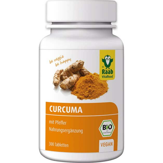 Raab Vitalfood Cúrcuma Bio 300 Comp