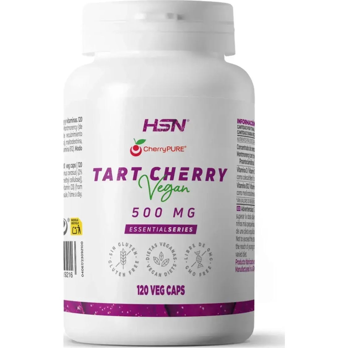 HSN Tart Cherry 500mg Cherrypure®️ 120vcaps