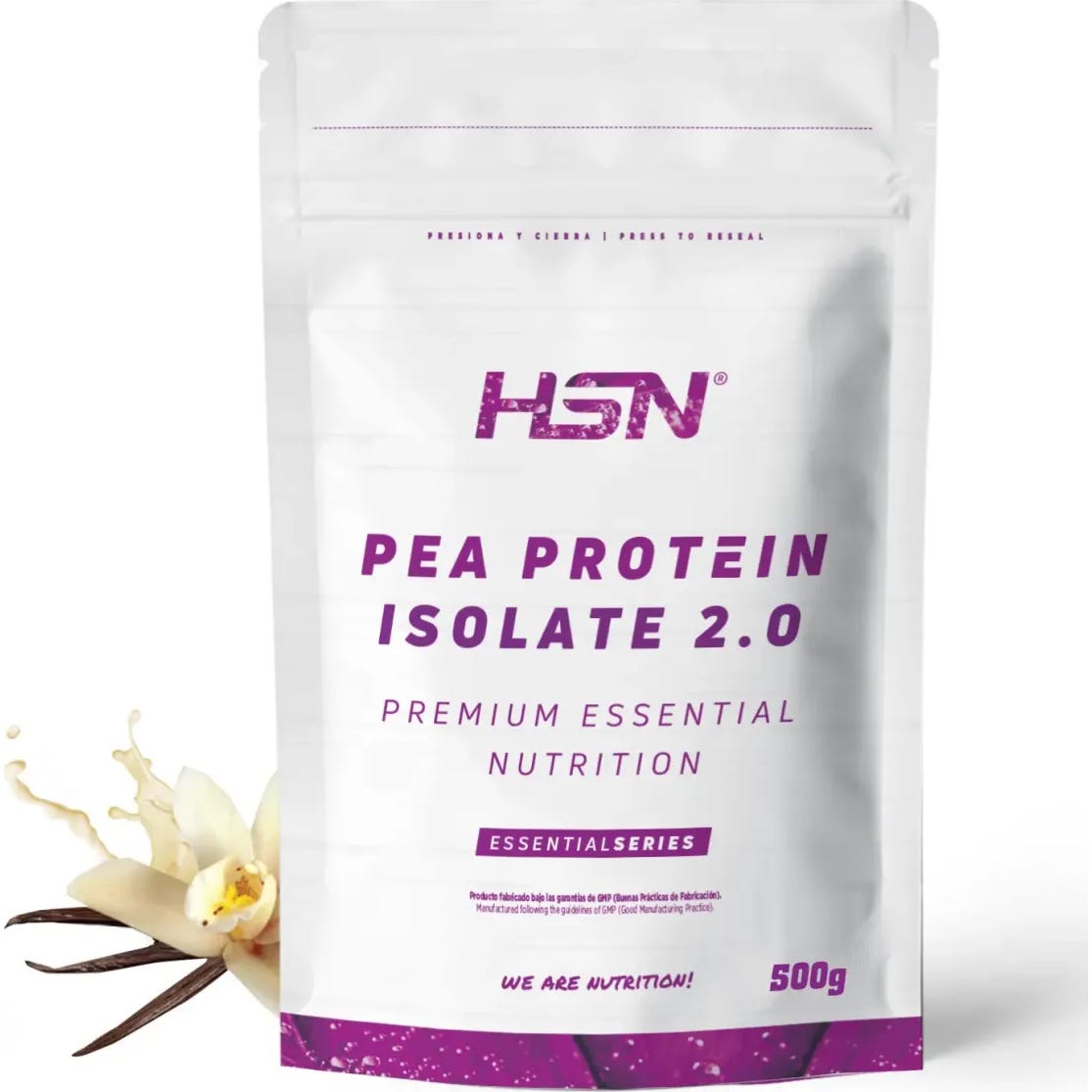 HSN Proteína de Guisante Aislada 2.0 Vainilla 500g