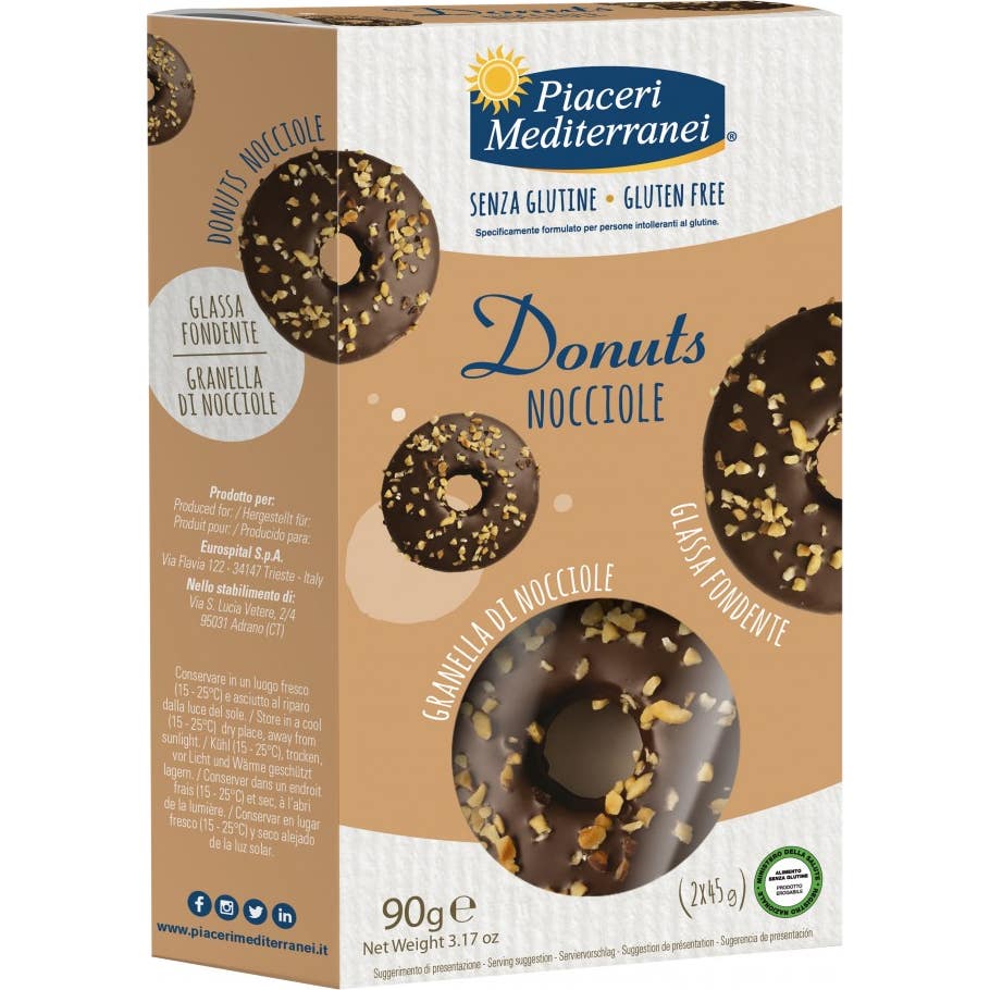 Eurospital Piaceri Med.Donuts Nocc.2 X45 g | Natural Doctor