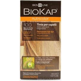 Biokap Tinte 10.0 Rubio Extra Claro 140 ml Bioka